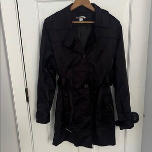 Dark Plum Women's Trench Coat